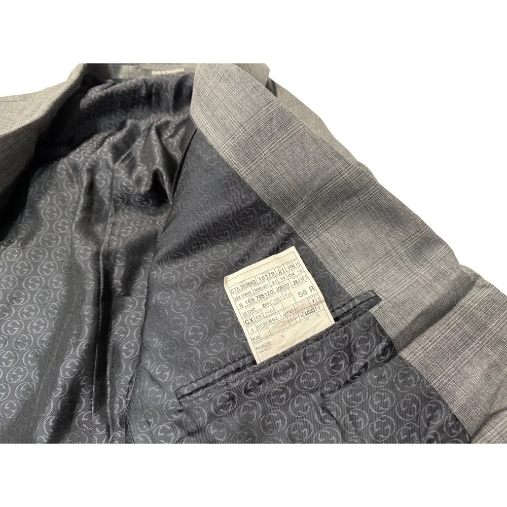 Gucci plaid sport lapel